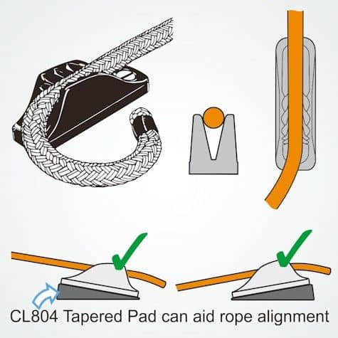 Chargez l'image dans la visionneuse de la galerie, ClamCleat® Nylon Noir ø6 à 12mm, verrouillage rapide pour bateaux et mâts, résistant aux UV, idéal pour dériveurs et catamarans.