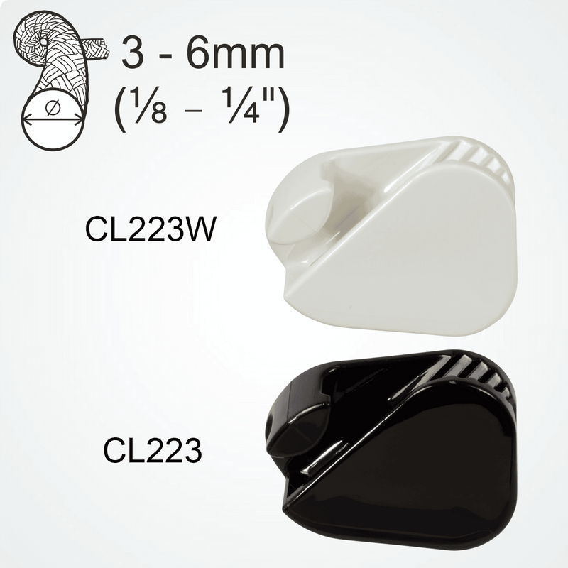Chargez l'image dans la visionneuse de la galerie, ClamCleat® Boucle d'Accroche en nylon, idéale pour tendre facilement les cordages sur dériveurs et catamarans, pratique pour les amateurs de voile légère.
