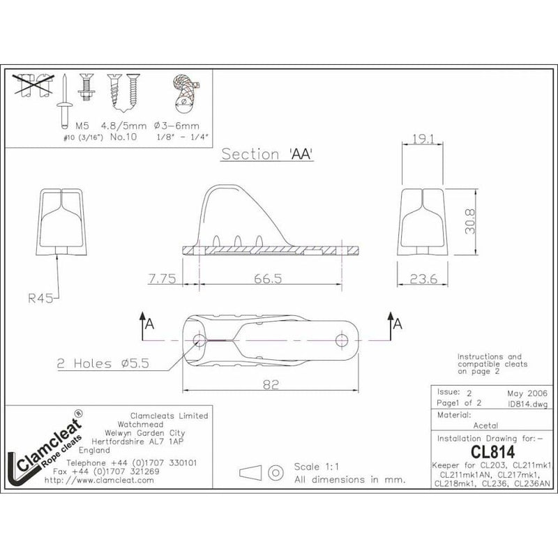 Load image into Gallery viewer, Cage Lock pour Clam-Cleat CL203, dispositif empêchant les blocages accidentels des cordages, idéal pour optimiser la performance en voile légère.