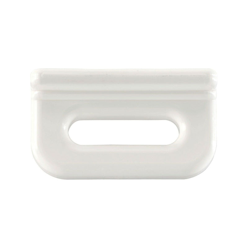 Chargez l'image dans la visionneuse de la galerie, Coulisseau plastique blanc pour rail de voile légère, disponible en dimensions adaptées: 08mm, 16mm, et 22mm, idéal pour dériveurs et catamarans de sport.
