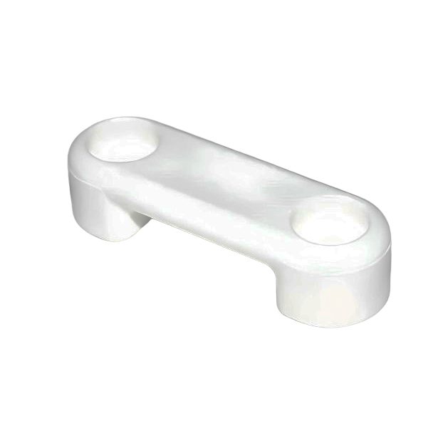 Chargez l'image dans la visionneuse de la galerie, Pontet de Sangle 25mm Renforcé - Blanc, un ouvre-bocal à deux tailles avec socles antidérapants, idéal pour sécuriser et ouvrir facilement les bocaux sur un comptoir.