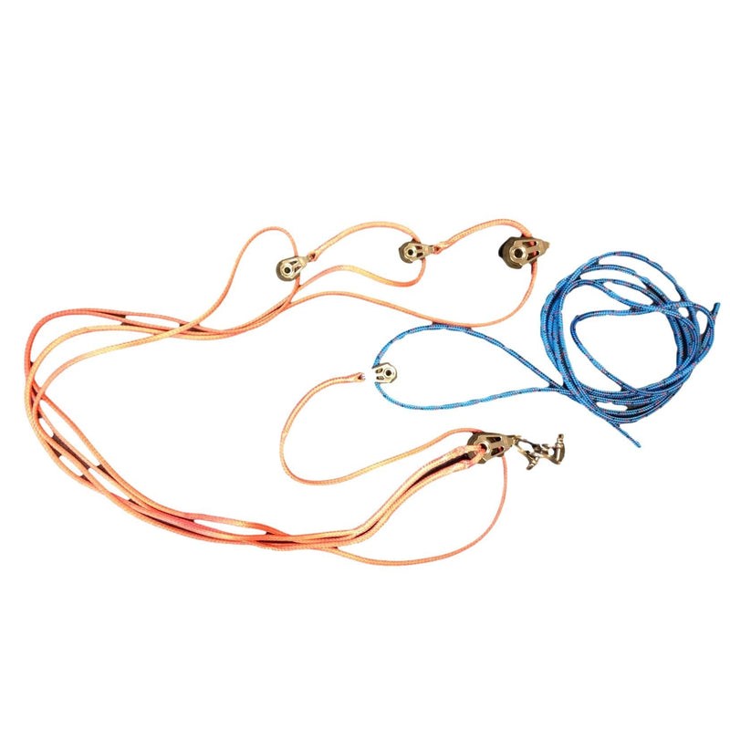 Cargue la imagen en el visor de la galería, Hâle bas 420 Race avec poulies dynamiques et manilles, utilisé en voile légère pour optimiser la performance des 420 en compétition.