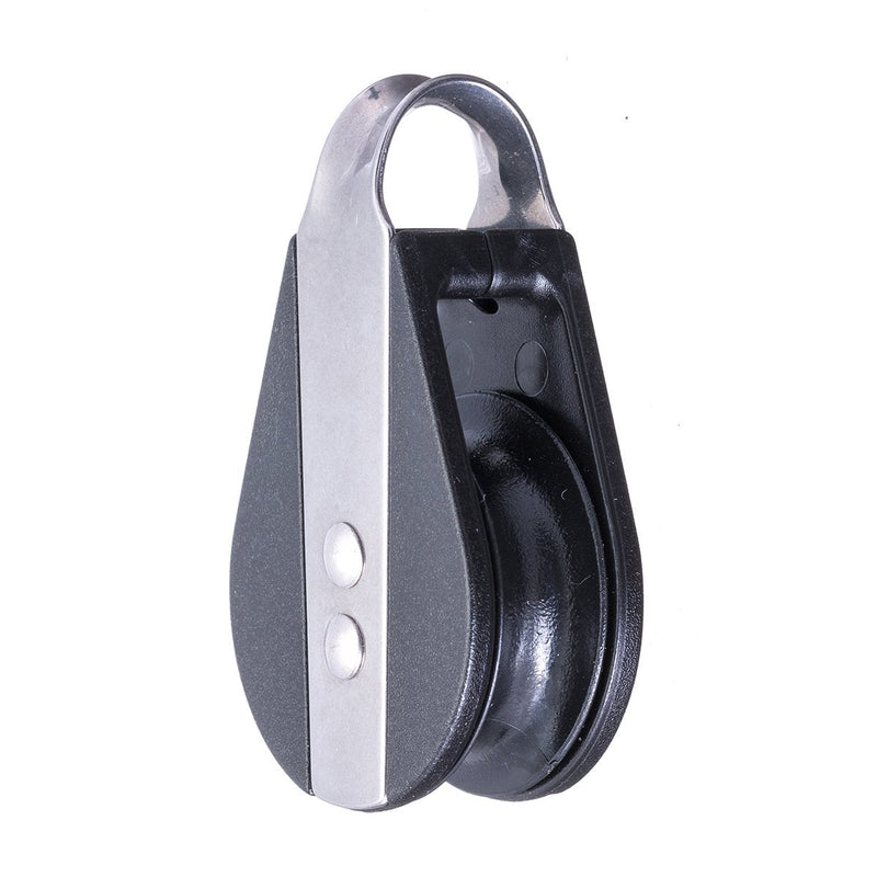 Chargez l'image dans la visionneuse de la galerie, Poulie Simple à billes RWO, robuste et économique, disponible en séries 19, 28, 38 et 45, pour charges jusqu'à 900kg, idéale pour voile légère.