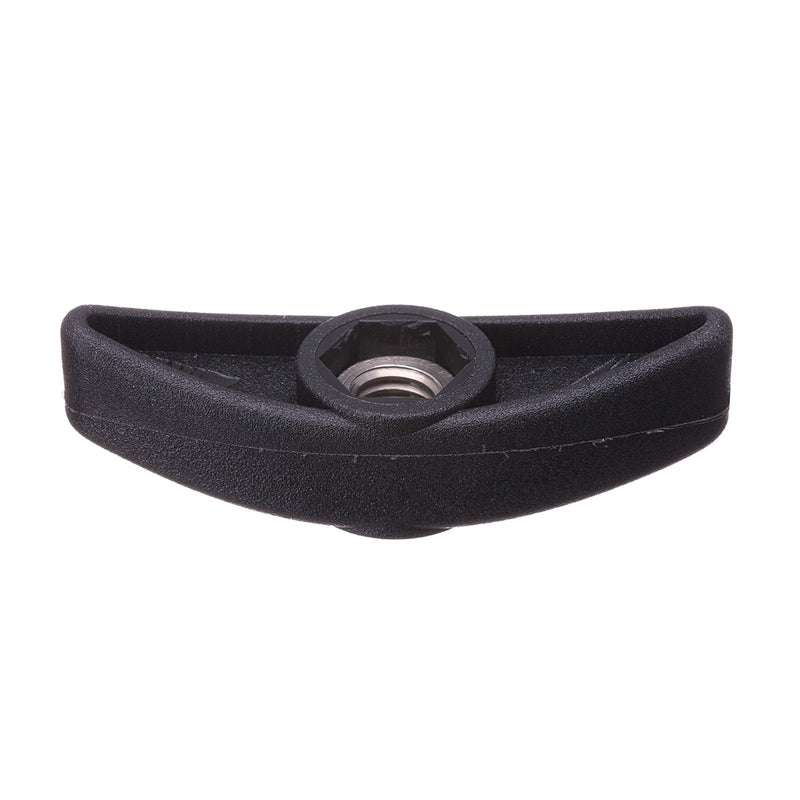 Laden Sie das Bild in Galerie -Viewer, Écrou à Oreilles plastique avec insert inox (par 2), conçu pour un serrage facile, idéal pour équipements de voile légère.