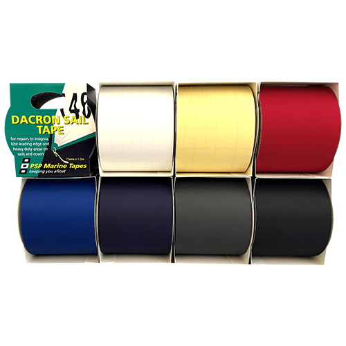 Chargez l'image dans la visionneuse de la galerie, Adhésif Dacron pour Réparation de Voile 75mm x 1.5m