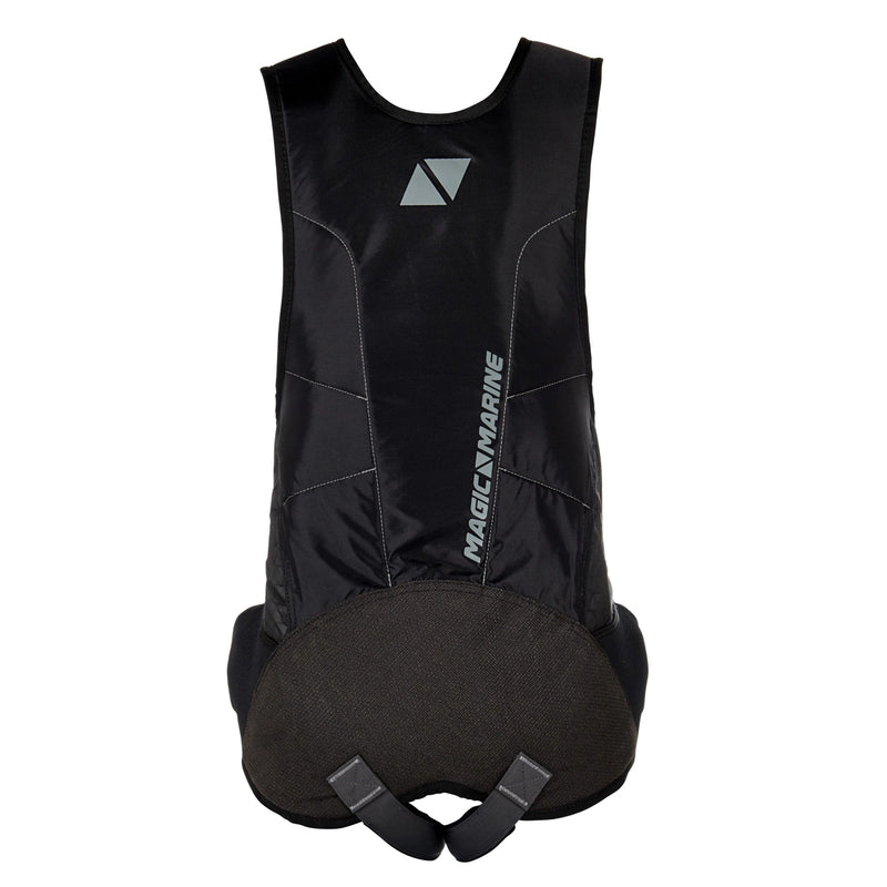 Load image into Gallery viewer, Ceinture de Trapèze SMART Magic Marine avec bretelles rembourrées, crochets de sécurité à déclenchement rapide, et coussinet dorsal ajustable, idéale pour voile légère et catamarans.