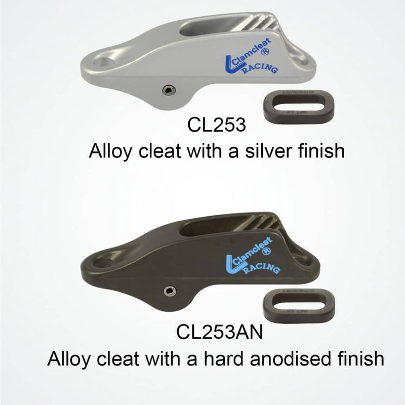 Chargez l'image dans la visionneuse de la galerie, Clam Cleat 253 aluminium gris ou anodisé noir