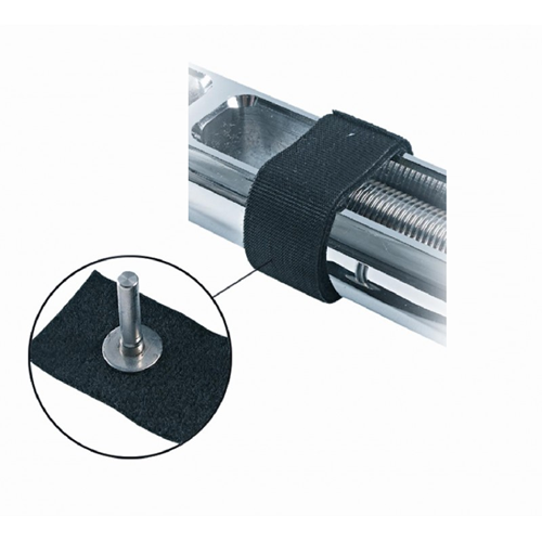 Load image into Gallery viewer, Goupille Velcro pour Ridoirs, sangle à velcro avec bouton métal intégré, sécurise les ridoirs pour éviter désaxement, idéale pour réglage précis sur dériveurs et catamarans.