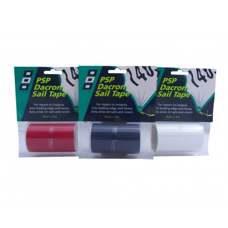 Chargez l'image dans la visionneuse de la galerie, Adhésif Dacron pour Réparation de Voile 75mm x 1.5m, idéal pour renforcer les zones de forte charge des voiles et tauds.