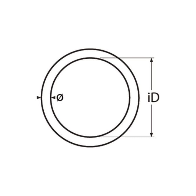 Chargez l'image dans la visionneuse de la galerie, Anneau Rond Inox A4 de qualité marine, illustration de design technique. Parfait pour accastillage léger, charge max de 990kg, fabrication européenne.