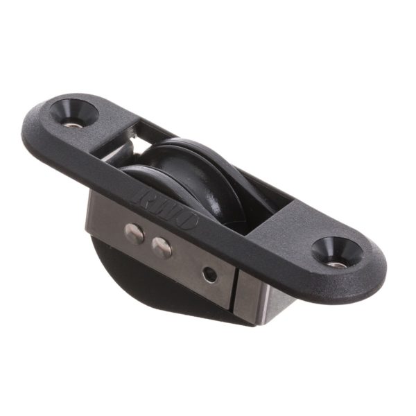 Chargez l'image dans la visionneuse de la galerie, Poulie à Encastrer à billes avec deux rouleaux en acier inoxydable, idéale pour guider cordes en navigation, compatible voile légère et usage professionnel.