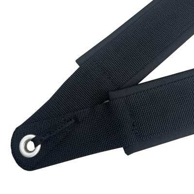 Laden Sie das Bild in Galerie -Viewer, Sangle de Rappel Optimist (par 2), sangle rembourrée en nylon tissé avec grommet métallique pour fixation, idéale pour équipements de voile légère.