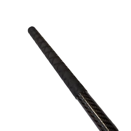 Load image into Gallery viewer, Stick de barre telescopique carbone noir avec X grip