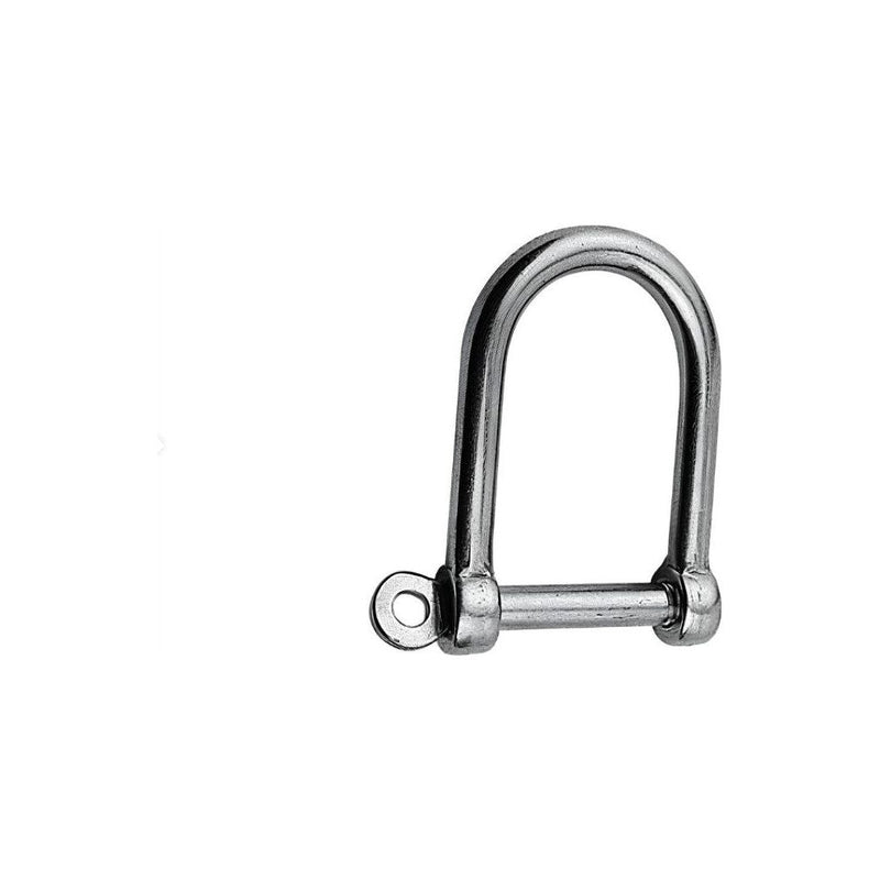 Laden Sie das Bild in Galerie -Viewer, Manille Large Forgée en gros plan, démontrant sa robustesse avec un design optimisé pour la voile légère, fabriquée en Europe pour une résistance exceptionnelle.