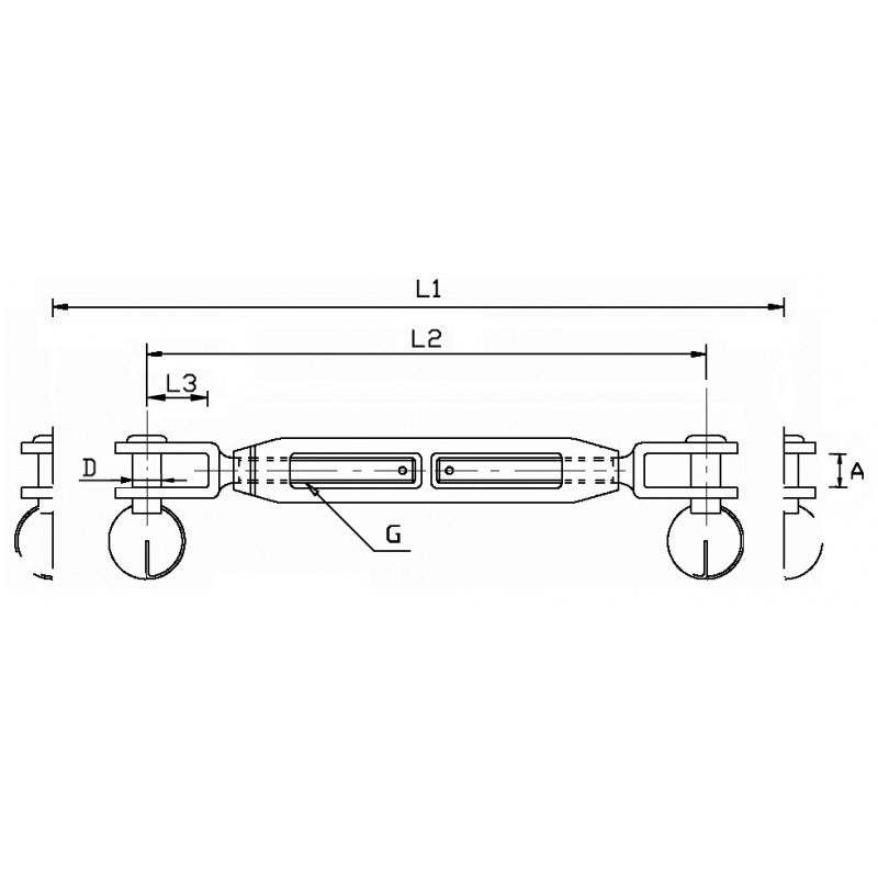 Chargez l'image dans la visionneuse de la galerie, Ridoir cage ouverte avec 2 chapes fixe a chaque filetage