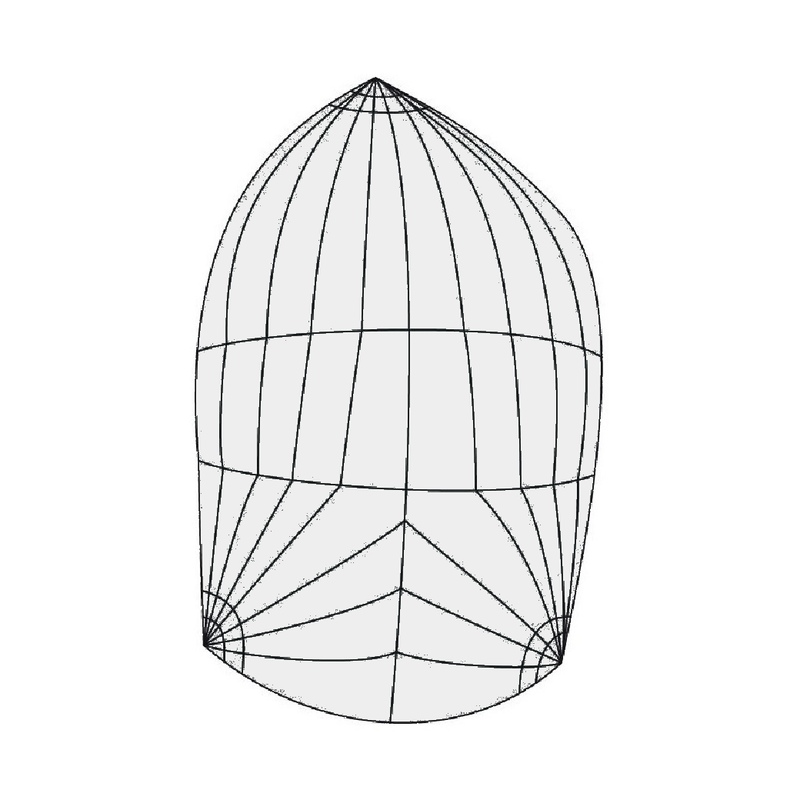 Load image into Gallery viewer, Spi de Dériveur 420 Standard, tissu Nylite 1.1Oz, personnalisable sur commande pour voile légère, idéal pour dériveurs 420