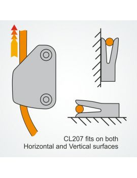 Clam-Cleat latéral 10mm nylon