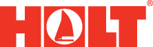 Logo noir et rouge avec un voilier dans un cercle, reflétant l'identité nautique de Yachting Thommeret, spécialiste de la voile légère.