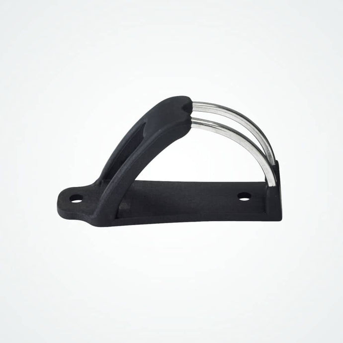 Cage Filoir ClamCleat® CL203/CL211/CL217/CL218/CL236, accessoire pour ajuster les cordages jusqu'à 70 degrés, avec chaumard en acier inoxydable pour voile légère.