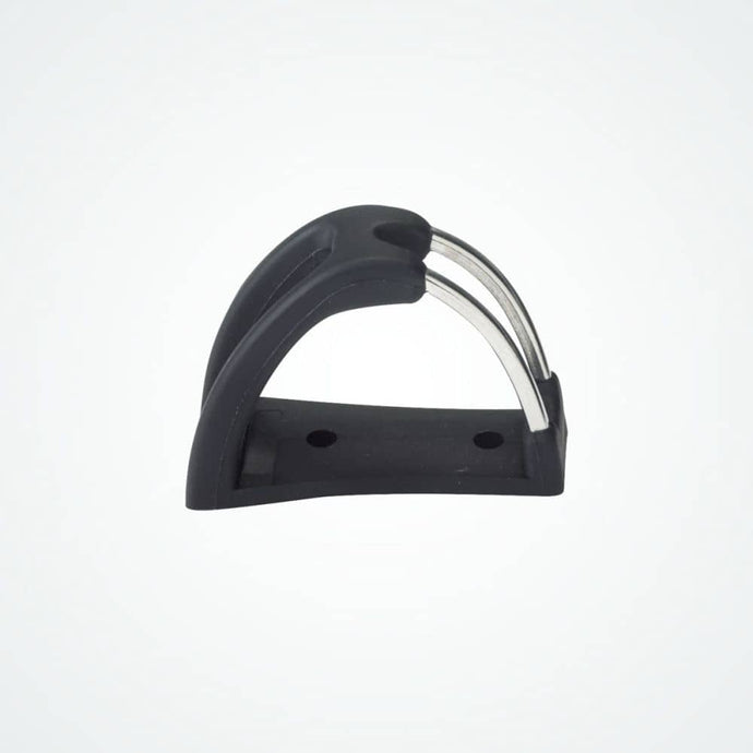 Cage Filoir de ClamCleat® CL211 Mk2, permettant d'ajuster les cordages jusqu'à 70 degrés, idéale pour dériveurs et catamarans de sport.