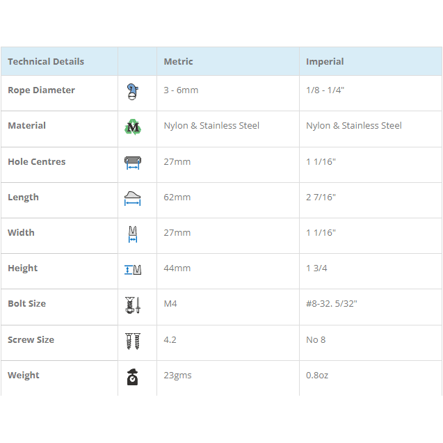 Load image into Gallery viewer, Cage Filoir de ClamCleat® CL211 Mk2, outil innovant pour ajuster les cordages jusqu&#39;à 70 degrés, facilitant les manœuvres sur dériveurs et catamarans.
