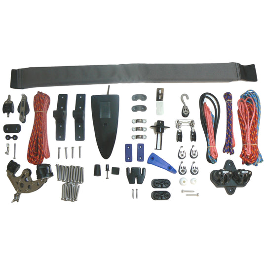 Kit de mise à niveau accastillage Laser®/ILCA Holt, composé de pièces essentielles pour optimiser le gréement de voiliers de dérive légère.