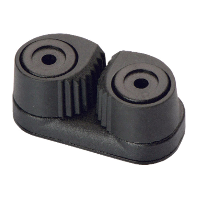 Taquet Coinceur Composite Ent/27mm avec mâchoire optimisée, pour drisses de ø7mm max, fixation par visserie 5mm. Idéal réglage hale-bas, chariots génois.