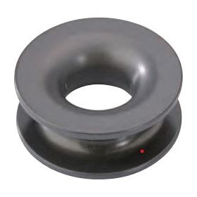 Anneau Faible Friction Aluminium ø18mm, en aluminium marin 80mm, idéal pour minimiser les frottements et supporter des charges jusqu'à 10000kg, adapté à la voile légère.