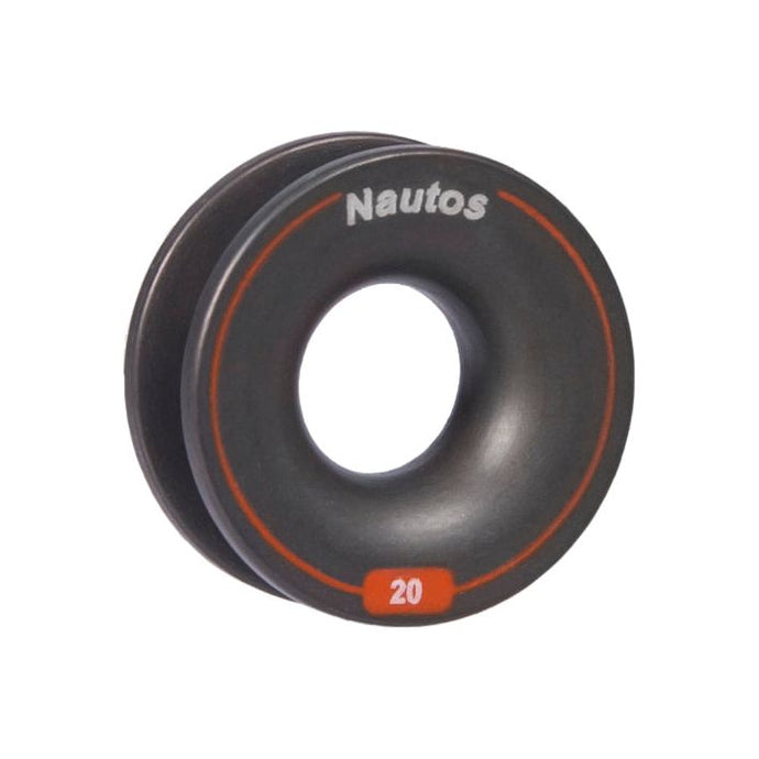 Anneau Faible Friction Aluminium ø04mm, résistant et léger, idéal pour cordages 4mm, supporte jusqu'à 1200kg, adapté aux changements directionnels sur dériveurs et catamarans.