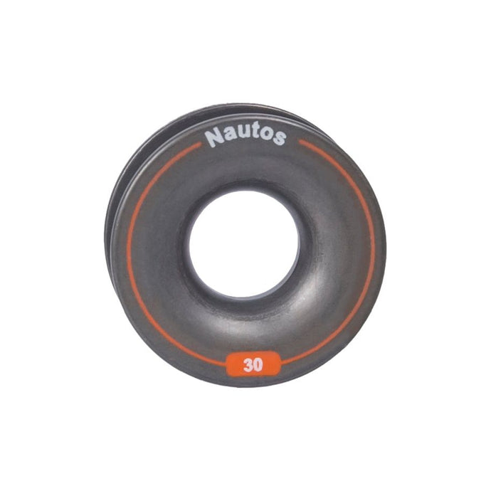 Anneau Faible Friction Aluminium ø06mm, conçu pour la voile légère, en aluminium marin, ø30mm extérieur, charge travail 700kg, idéal pour cordage 6mm, minimisant les frottements.
