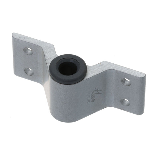 Fémelot Tableau Alu ø9,5mm 4 trous, axe aiguillot avec 4 perçages, entraxe 56mm, conçu pour accastillage de dériveurs et catamarans.