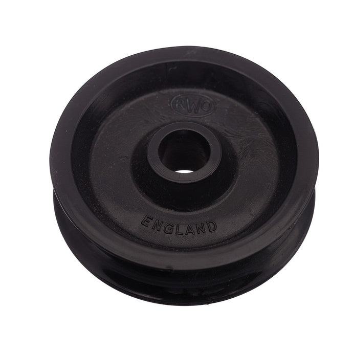 Réa Axe ø06mm ø39 x 9mm en Acétal, pièce détachée pour remplacement sur poulie RWO, dimensions utiles pour dériveurs et catamarans.