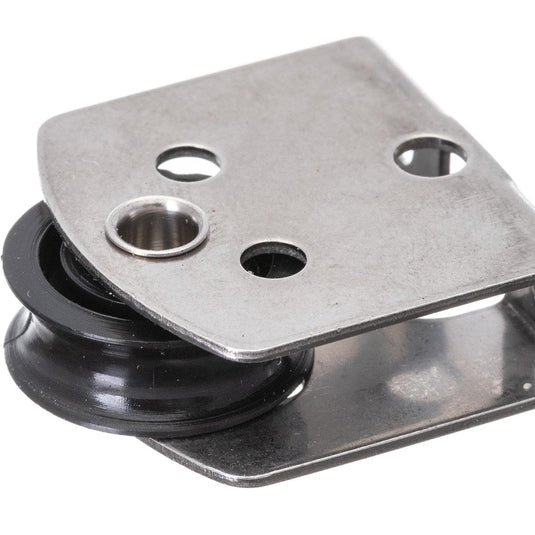 Poulie de Renvoi ø17mm Micro, idéale pour voile légère et usages industriels, avec capacité de ligne 6mm et charge rupture de 225kg.