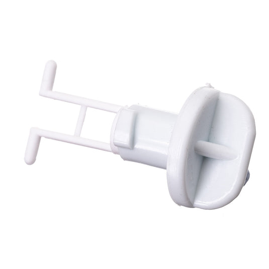 Bouchon de nable 1/4 de tour blanc, 17 mm, pour support R2060, adapté aux besoins nautiques spécialisés dans la voile légère.