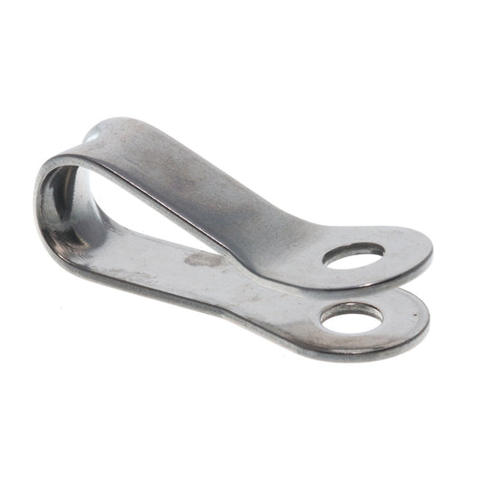 Pontet Replié pour Cordage en métal, idéal pour accastillage nautique, avec trous pour fixation de 4 ou 5mm.