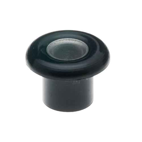 Écubier à Coller noir Bagué, objet circulaire avec bague métallique, destiné à réduire les frottements pour les équipements nautiques légers.