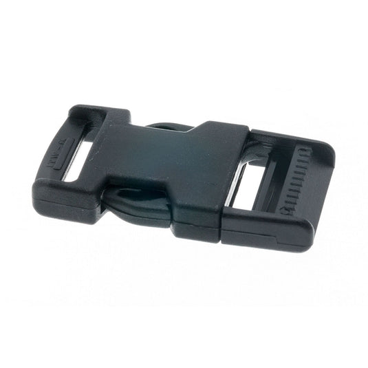 Boucle Clip pour Sangle, boucle noire en plastique à dégagement rapide, idéale pour les équipements de voile légère, comme proposé par Yachting Thommeret.