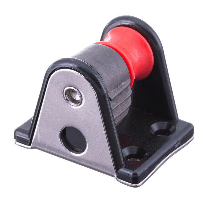 Taquet Coinceur Lance-cleat Aluminium 5-10mm rouge droite, conception unique à came robuste, idéal pour lignes de 5 à 10mm, adapté à la voile légère.