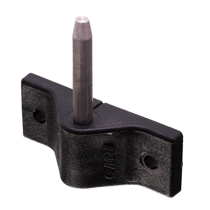 Aiguillot Tableau Plastique ø08mm 2 trous pour dériveur, axe 8mm, entraxe 56mm, fixation par 2 trous de 6mm, idéal pour voile légère.