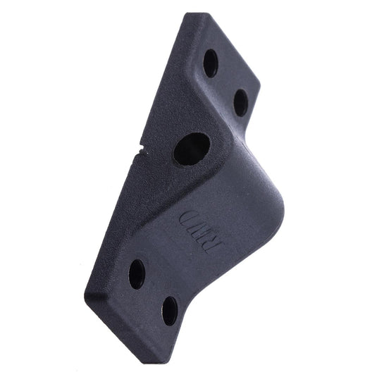 Fémelot Tableau Plastique ø10mm avec 4 trous de fixation, conçu pour tableaux arrière, idéal pour voile légère, entraxe de 56mm pour axe d'aiguillot de 9.5mm.