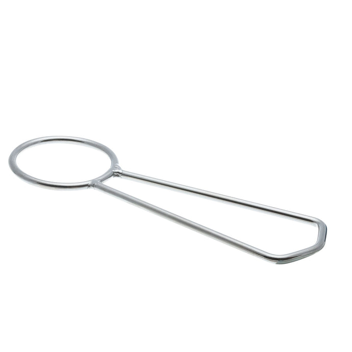 Anneau de Trapèze inox de 52mm x 190mm, avec boucle en inox de ø4mm, idéal pour ajuster la hauteur en voile légère.