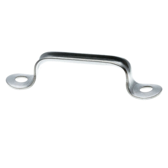 Pontet de Tangon pour hâle-bas ou balancine avec fixation de 2 x 5mm, idéal pour accastillage de voiles légères sur dériveur et catamaran.