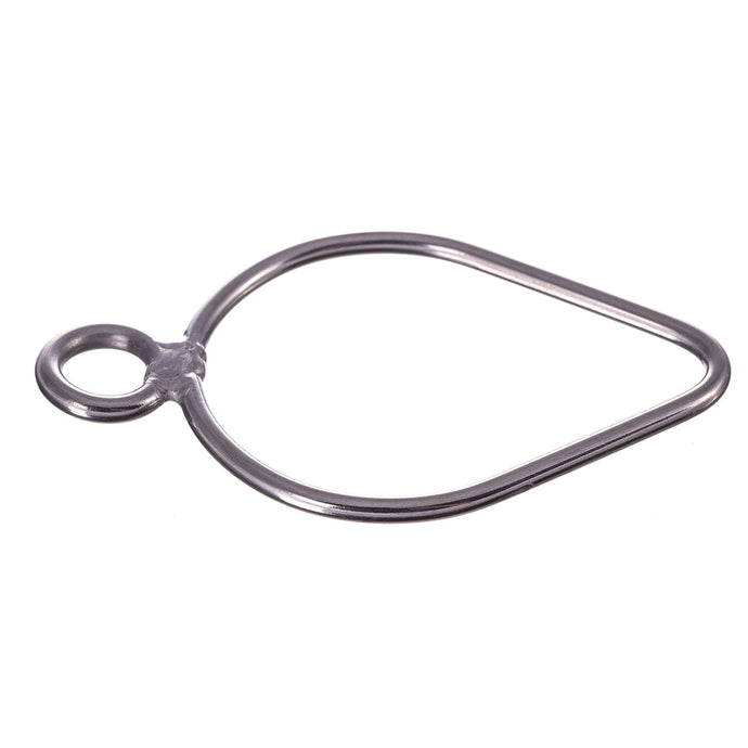 Anneau de Tangon de Spi ø32-38mm en acier inoxydable, forme de goutte avec œillet soudé, pour tangons de 32 à 38 mm de diamètre.