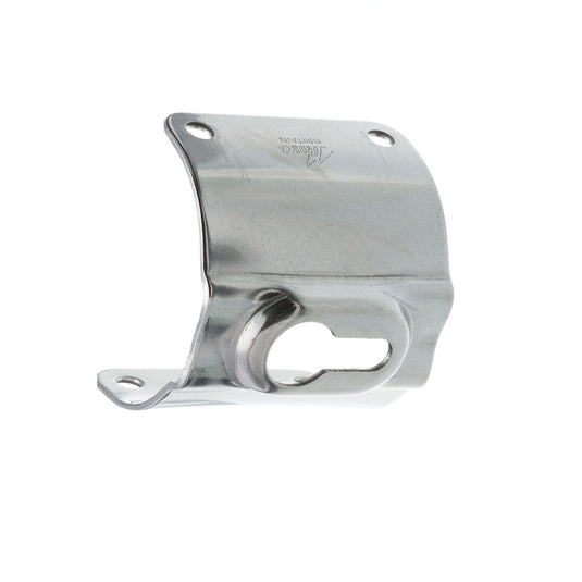 Ferrure Boutonniere de Bome ø50mm pour dériveur, fixation hale-bas, dimensions 50mm, ouverture 50mm, idéale pour tube ø50mm, fixation 4 x 5mm.