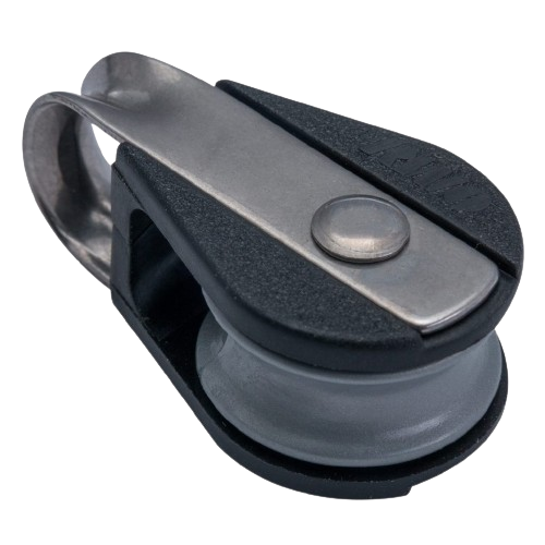 Load image into Gallery viewer, Poulie Simple à billes RWO, idéale pour voile légère, disponible en séries 19 à 45, avec charges utiles de 130kg à 230kg.
