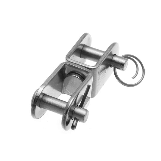 Emerillon Inox ø5mm, dimensions 32 x 12mm, charge de rupture 545 Kg, idéal pour dériveurs et catamarans, proposé par Yachting Thommeret.