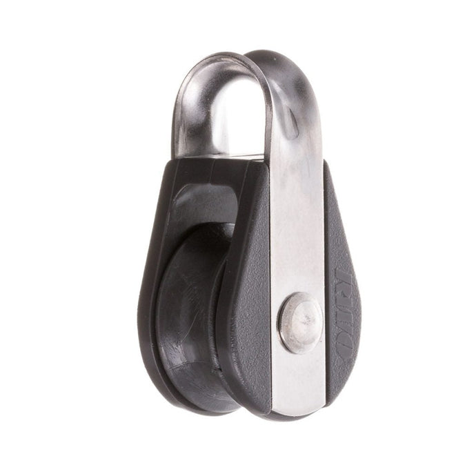 Poulie Simple Nova robuste pour voile légère, disponible en quatre tailles pour différentes charges, idéale pour dériveurs et catamarans de sport.