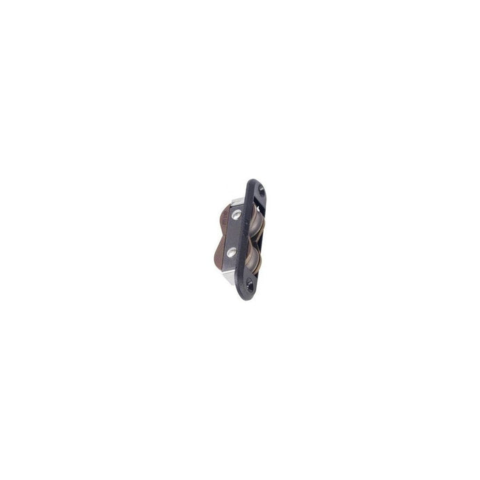 Poulie à Encastrer Double Nova ø28mm, idéale pour voile légère, supporte une ligne max de 8mm, charge utile de 430kg et charge rupture de 850kg.