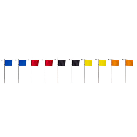 Girouette Tissu Rectangulaire en tissu de spi, disponible en plusieurs tailles de tige, pour dériveurs et catamarans de sport.