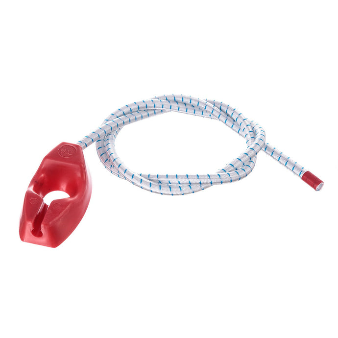 Coinceur de Sandow ø6mm avec sandow de 0,75m, idéal pour accastillage léger en voile. Parfait pour dériveurs et catamarans de sport.